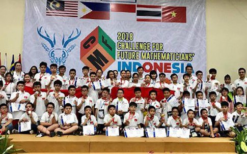 Việt Nam giành 7 huy chương vàng thi Thử thách nhà toán học tương lai