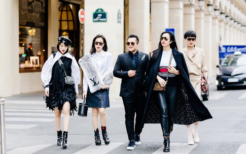 Doanh nhân Lưu Nga lộng lẫy tại Pháp tham dự tuần lễ thời trang