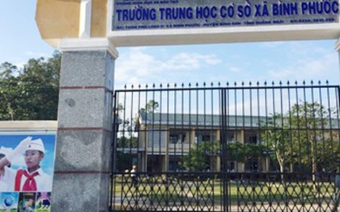 Quảng Ngãi: Cả trường hoang mang vì thầy giáo bị nghi tâm thần