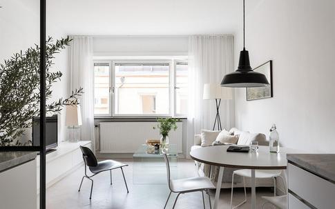 Căn hộ 1 phòng ngủ diện tích 25m² này chắc chắn sẽ khiến bạn xiêu lòng với thiết kế không chê vào đâu được