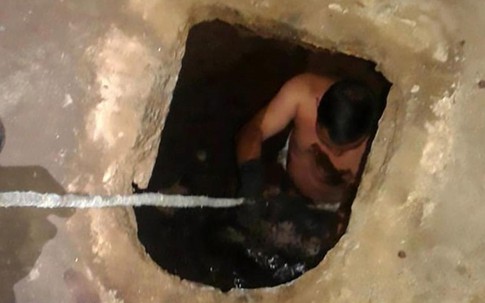 Bé sơ sinh được cứu sống từ bể phốt