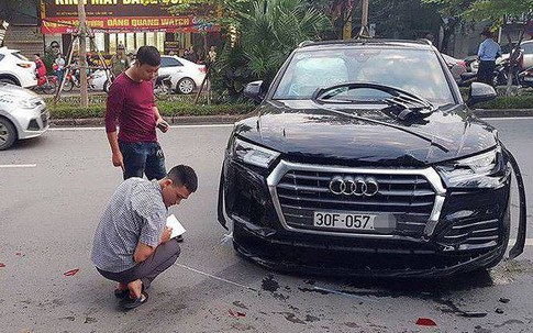 Thông tin mới nhất vụ xe Audi lùi như tên bắn, tông hàng loạt người và phương tiện trên đường phố Hà Nội