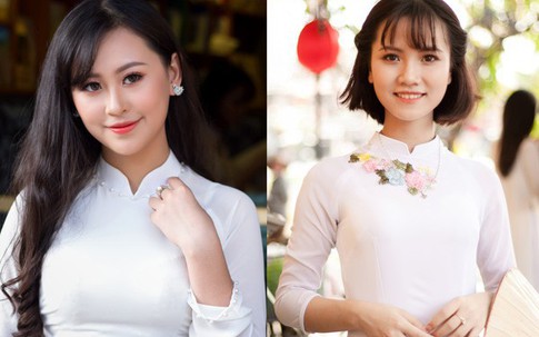 Ngắm cặp đôi nữ sinh xinh đẹp đăng quang Imiss Thăng Long 2018
