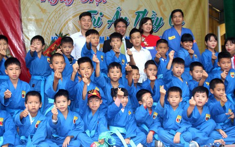 Hải Dương: Hình ảnh đẹp của học sinh trường tiểu học An Đức trong ngày 20/11