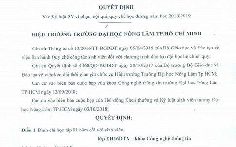 TPHCM: Hàng loạt sinh viên bị kỷ luật vì nhờ người thi hộ