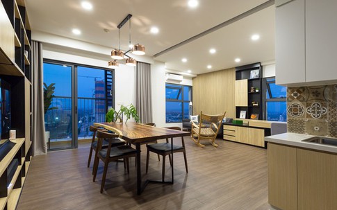 Bỏ bớt phòng ngủ, căn hộ 75m2 ở Hà Nội đẹp như villa