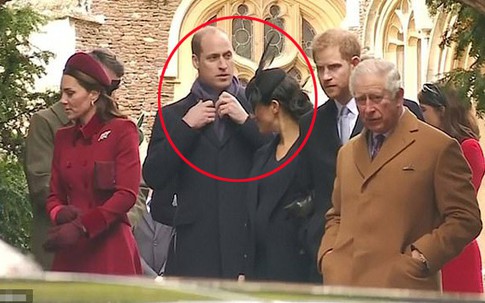 Hoàng tử William bị fan 'soi' khoảnh khắc phớt lờ em dâu