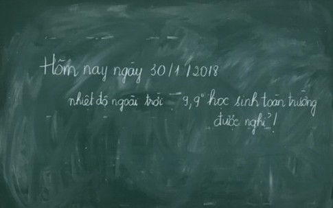 Đề xuất trường học trông giữ trẻ khi nhiệt độ dưới 10