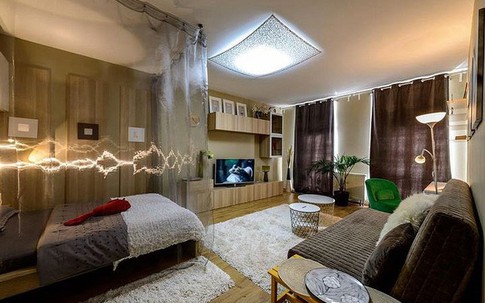 Căn hộ 37m2 có diện tích nhà bếp lớn dành cho người thích nấu nướng