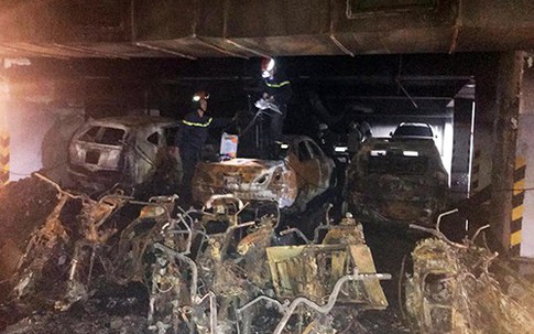 Lãnh đạo Công an TP HCM: 'Chung cư Carina cháy là do sự cố'