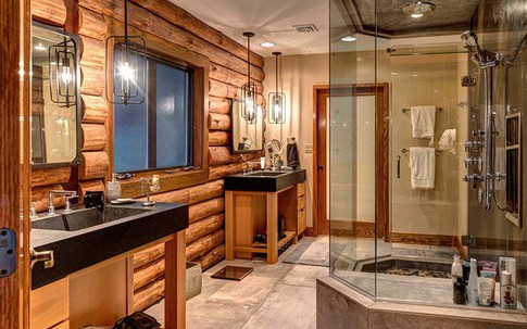 Phòng tắm phong cách Rustic mộc mạc nhưng chẳng chút lỗi thời