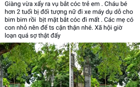 Vụ bé trai 2 tuổi bị bắt cóc ở Hải Dương: Người tung tin đồn không đúng bị xử phạt thế nào?