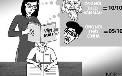 Giáo viên trăn trở: Học sinh đang quá lệ thuộc vào văn mẫu