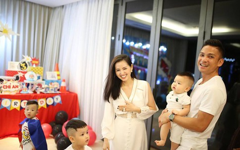 Tâm Tít tổ chức sinh nhật chung cho chồng và con trai