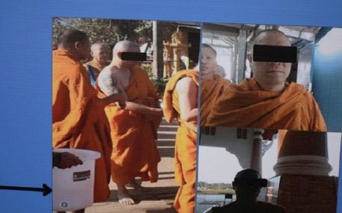 Hình xăm cỡ lớn lật tẩy nhà sư Thái Lan là kẻ giết người