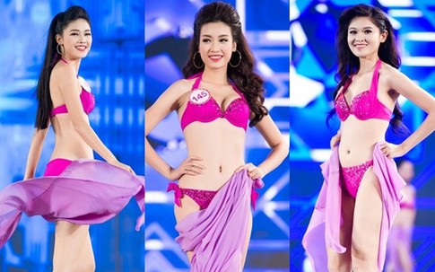 Dàn Hoa hậu tranh luận chuyện bỏ diễn bikini trong thi nhan sắc