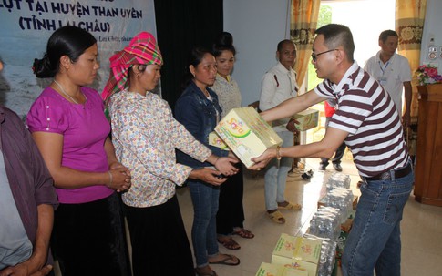 Tân Hiệp Phát cùng bà con Hà Giang, Lai Châu vượt qua khó khăn sau lũ