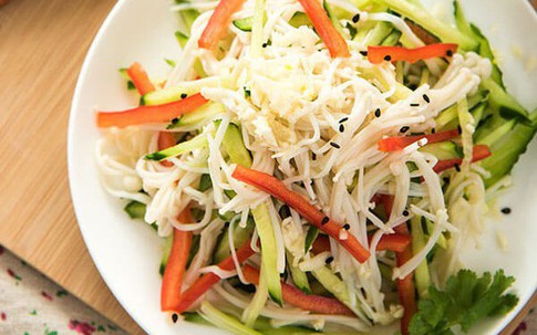 Làm salad nấm cực nhanh mà ăn lại ngon và quá chuẩn để giảm cân