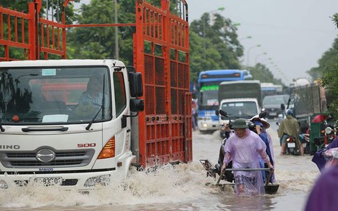 Dự báo thời tiết 22/7: Hà Nội tiếp tục có mưa rất to