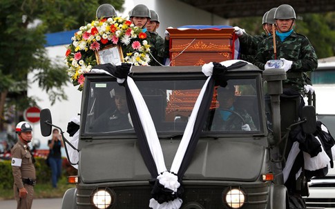 Thi thể cựu đặc nhiệm Thái thiệt mạng được đưa về quê nhà