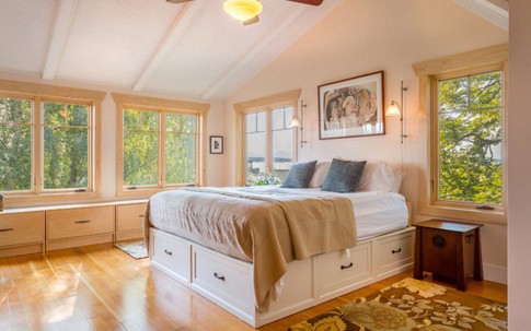 Phòng ngủ nhỏ rộng thênh thang với 8 kiểu giường lưu trữ  hoàn hảo dưới đây
