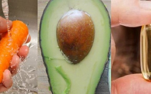 Đắp mặt bằng nửa quả bơ, 1 viên vitamin E, 1/4 củ cà rốt và điều kỳ diệu xảy ra!