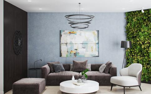 Tư vấn thiết kế và bố trí nội thất cho căn hộ 3 phòng ngủ với diện tích 121m² chưa đến 200 triệu