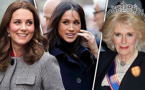 "Chơi xấu" con dâu, bà Camilla bị 2 công nương Kate và Meghan phản ứng như thế này?