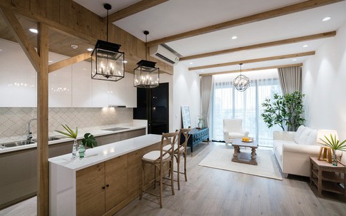 Căn hộ mang phong cách đồng quê Mỹ, mộc mạc mà đẹp hút hồn ở Sài Gòn