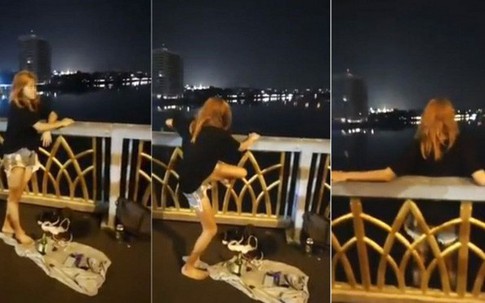 Chán nản vì thất tình, cô gái lên Facebook quay video trực tiếp cảnh nhảy xuống sông tự tử