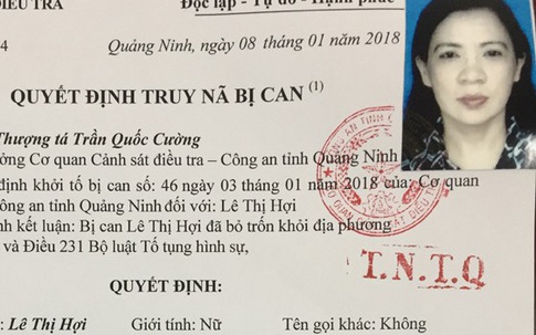 Quảng Ninh: Nữ cán bộ ngân hàng lừa đảo 1,4 tỷ đồng bỏ trốn