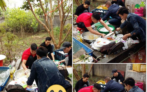 Sau đám cỗ các chàng trai xếp hàng rửa bát khiến hội chị em đổ gục, nhưng lý do phía sau mới thật hài hước