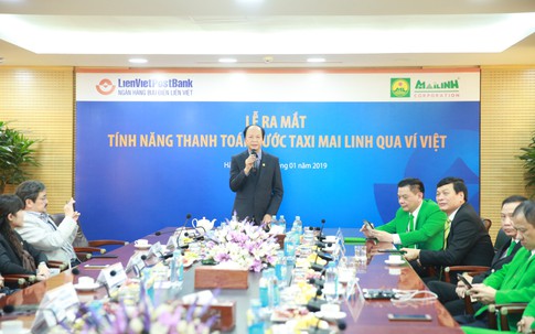 Tập đoàn Mai Linh hợp tác với LienvietPostbank cung cấp dịch vụ "đi taxi - chi ví việt"