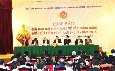 56 tác phẩm báo chí sẽ được trao giải Búa liềm vàng lần thứ 3