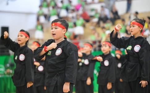 Học sinh Phú Yên tham gia hội thi thể dục và võ cổ truyền