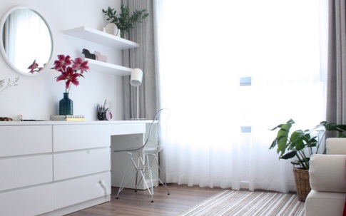 Căn hộ đẹp nhẹ nhàng và vô cùng nữ tính ở quận 2, TP. HCM