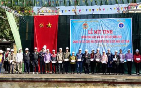 Mít tinh hưởng ứng ngày Nhà vệ sinh thế giới năm 2019