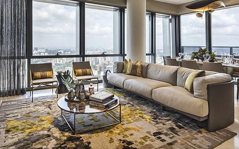 Căn hộ 5 phòng ngủ nhìn đâu cũng thấy sang trọng ngất ngây