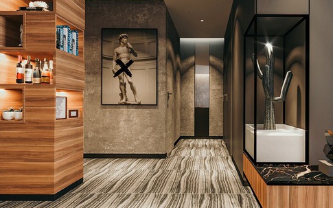 Căn hộ 80m2 đẹp như cực lạ, nhìn chỗ nào cũng gây ấn tượng mạnh