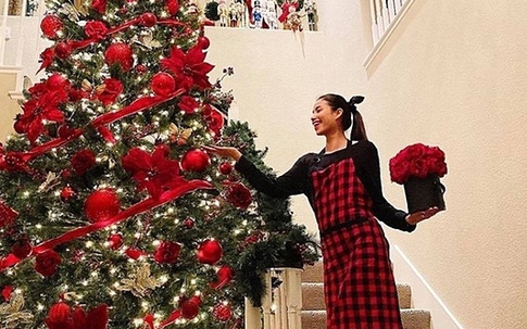 Chọn đúng dịp Noel để khoe biệt thự ở Mỹ, Hoa hậu Phạm Hương khiến dân tình chỉ biết tròn mắt mà thốt lên "Giàu quá!"