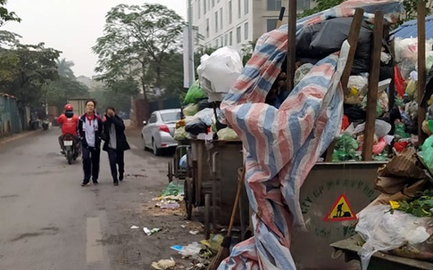 Dân chặn xe vào khu xử lý rác thải Nam Sơn: Huyện ra văn bản "khẩn" gửi TP Hà Nội