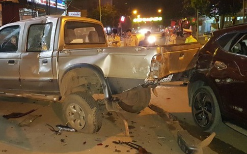 Công an lên tiếng vụ cảnh sát giao thông gây tai nạn liên hoàn ở Sơn La