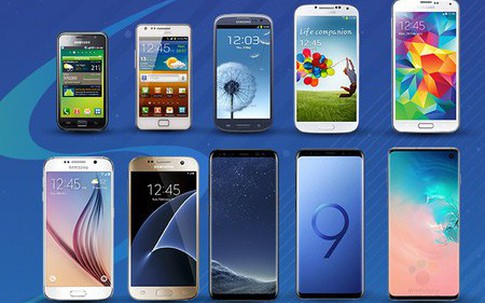 Sự thay đổi của dòng Galaxy S qua 10 năm