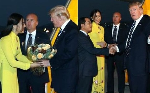 Cô gái trẻ xinh đẹp từng tặng hoa Tổng thống Trump giờ ra sao?