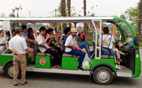 Lễ hội Đền Hùng 2019: Xe điện trở thành “hạt sạn” hiếm hoi trong khâu tổ chức