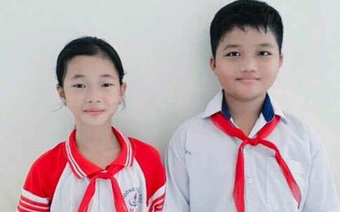 Hai học sinh lớp 4  trả lại gần 7 triệu đồng cho người đánh rơi