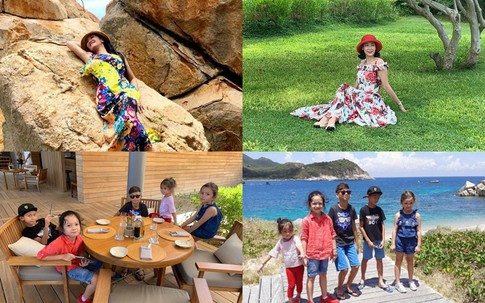 Vượt qua vết thương lòng, Hồng Nhung cùng Hà Kiều Anh nghỉ lễ sang chảnh