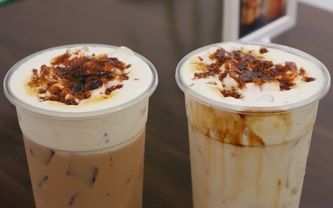 Trào lưu trà sữa, sữa tươi đường đen 'nướng' xuất hiện ở Sài Gòn