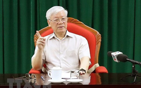 Tổng Bí thư, Chủ tịch nước Nguyễn Phú Trọng chủ trì họp lãnh đạo ngày hôm nay (14/5)