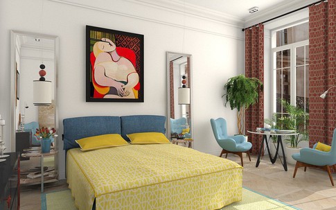 2 mẫu phòng ngủ phong cách cổ điển khiến bạn không thể rời mắt